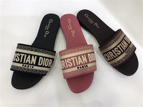 dior womens slip ons|christian Dior slippers price.